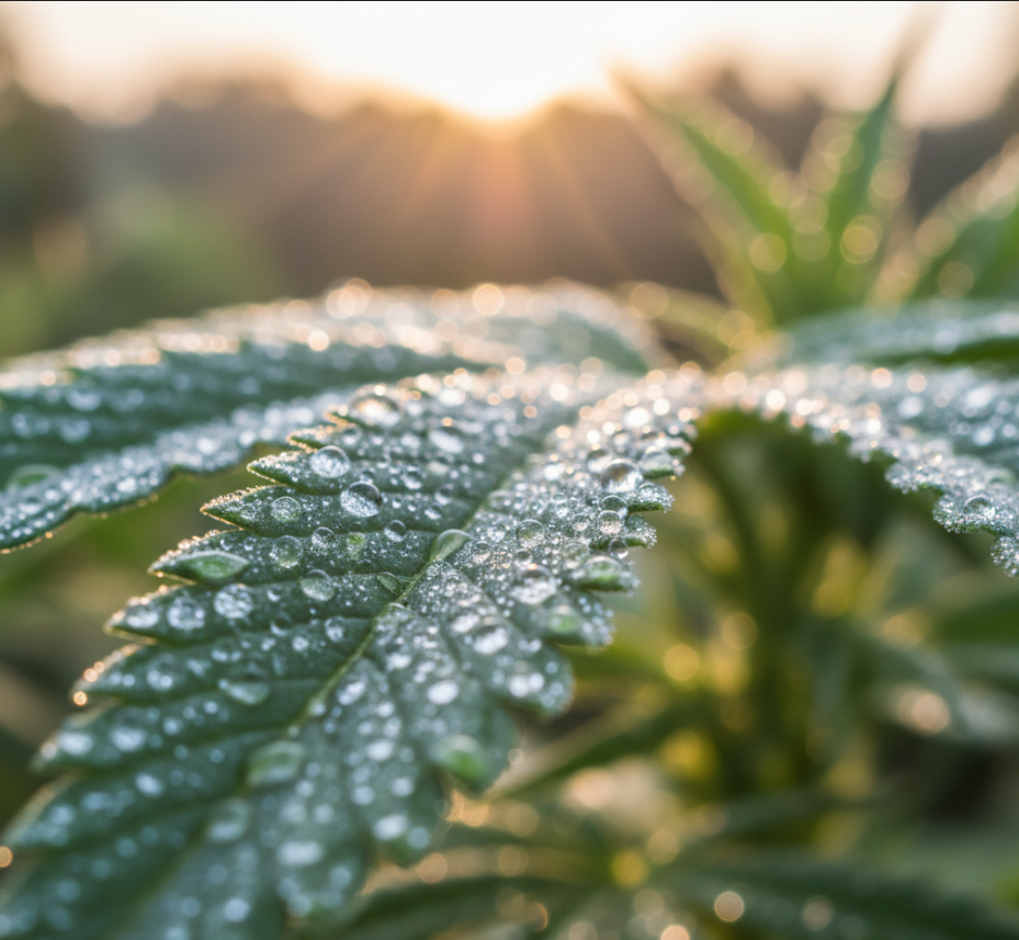 Figure 1.1: Longitudinal cross-section of mature cannabis stem showing vascular tissue distribution and cellular structure under laboratory conditions